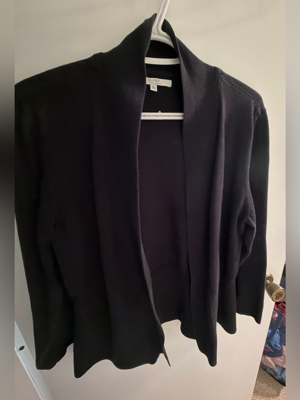 Alfred Sung black cardigan size XL